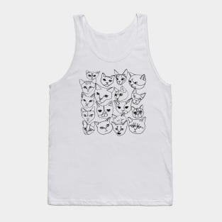 Cats! (Black Ink) Tank Top